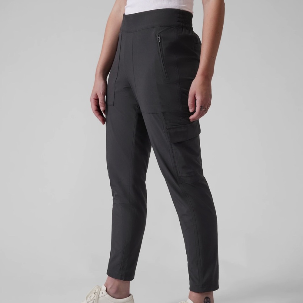 Athleta Charcoal Gray Utility Jogger Pants